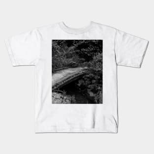 Under the Bridge. Kubota Japanese Gardens, Renton, WA Kids T-Shirt